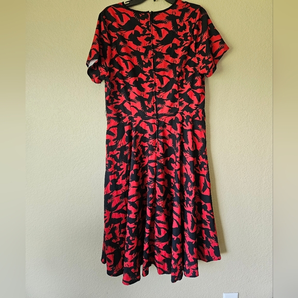 The Birds Size 14 Dress Unique Vintage - Picture 6 of 8